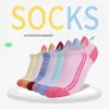 Chaussettes de sport 6 paires de chaussettes de course professionnelles pour femmes, sports de plein air, respirantes, coussin épais, fitness, randonnée, coupe basse, chaussettes courtes à la cheville