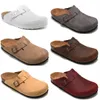 Designerskie kapcie mężczyźni Slipper Kobiety Slajdy Boston Boston Slipper Flip Flip Flops Platforme Sandals Sandals łazienka w paski swobodne wygodne zjeżdżalnia