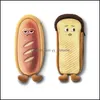 Pencil Cases Emotional Bread Pen Bag Cute Cartoon Toast Japanese Funny Creative Student Stationery Gift Unisex Drop Delivery 2021 Off Dhyoc