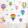 Adesivos de parede desenho animado desenho desenhando adesivos de parede Diy Air Balloons Decals murais para crianças quartos para crianças decoração de berçário de bebê 221008
