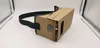 バーチャルリアリティメガネGoogle Cardboard DIY VR Glasses for Headstrapまたは3.5-6.0インチのスマートフォンガラス用のスクリーン