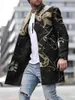 Men's Fur Faux Fur Plaid Long Cape Fashion Korean Trend Autumn and Winter Men's Long-sleeved Woolen Coat Single-breasted Loose Casual Long Coats T221007