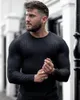 Mens Sweaters Muscleguys Autumn Fashion Thin Sweaters Men Long Sleeve Pullovers Man ONeck Solid Slim Fit Sweaters Knitting Tops pull homme 221007