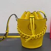 Ny Bucket Bag 14 Färger Råkedjor Crossbody Bag Designer Lyx Kvinnor Handväska Stor kapacitet Axelväskor Tygväska Handväskor