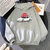 Herrtröjor tröjor anime initial d hoodies mazda rx7 tryckta hoodies män kvinnor mode tops hoodie streetwear tröjor jdm bilkultur t221008