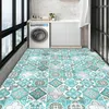 Wallpapers Kitchen PVC Floor Sticker Bathroom Waterproof NonSlip Thicken Vinyl Stickers For House WearResistant SelfAdhesive Wall Papers 221008