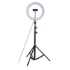 Lampada a anello di luce selfie a LED 10 pollici con illuminazione fotografica dimmerabile treppiede per flusso live/trucco/video digmabile bellezza 26 cm Ringlight