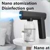 Other Household Sundries 300Ml Usb Rechargeable Portable Nano Electric Sterilizer Sprayers Atomization Disinfection Fog Hine Blue Lig Dhiph