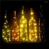 Strings 2m 20-LED Copper Wire String Light With Bottle Stopper For Glass Craft Fairy Valentines Wedding Decoration Lamp Party