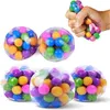Color Sensory Toy Office Stress Balls Pressure Reliever 2ml decompression Fidget Toys Stress Relief Gift