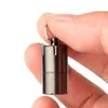 Mini briquet à kérosène, outils de cuisine de camp, capsule portable en métal, équipement EDC étanche, petit briquet d'arachide, porte-clés allume-feu 2023