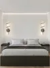 Новая светодиодная стена световой спальни спальня лампа скандинавской минималистской коридор проход на стенах творческий фон