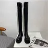 Boots MCCKLE Women Over The Knee Pu Leather Autumn Winter Soft Platform Ladies Shoes 2022 Fashion Female Boot Womens Long 221007