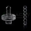 Beracky Full Weld Smoking Terp Slurper Quartz Banger z kwarcowym filarem/czapką kwarcową 10mm 14mm 18mm 20mmOD bezszwowa fazowana krawędź Slurpers zestaw gwoździ do bongów Dab Rigs