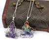 Crystal Pendant Necklace Natural Gravel Energy Yoga Neckor Fashion Accessories