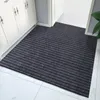 Carpet Large Long Thin Doormat for Mall Entrance Door Outdoor Indoor Striped Gray Coffee Kitchen Area Rugs Anti Slip Door Floor Mats 221008