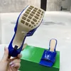 Slipper Luxury Women Sandals Designer Heels Bottega Slides Sliding Thick Sole Green Famous Brand Pantoufle fd