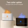 Other Home Garden USB Essential Oil Diffuser With Flame Aroma Diffusers Ultrasonic Air Humidifier Office Fragrance Sooth Sleep Atomize 221007