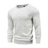 Maglioni da uomo Pullover in cotone Oneck Maglione da uomo Moda Tinta unita Maglioni invernali da uomo di alta qualità Maglieria blu scuro 221008