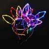 LED RAVE TOY Creative Cartoon LED GLOWERAL CAT ORDS FEASTIVAL PARTIVAL GIRL GIRL FLAGHING HEAD HEAD HALDEEN HALWEEN XMAS HOMTS