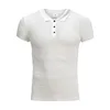 Erkek Polos Koşan Örgü Polo Gömlek Erkekler Fitness Sıska Kısa Kollu T-Shirt Erkek İnşa Tee Sports Yaz Salonu Giyim