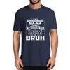 メンズTシャツの夏、私はMa-MaからママのママBruh bruh cotton notlety Tシャツユニセックスユーモア面白い女性ティーに移行しました