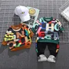 Für Kinder Jungen Kleidung Kleidung Set Herbst Kleinkind Baby Hoodie Hose 2 stücke Outfit Anzug Kinder Kleidung