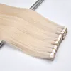 Geniale kwaliteit Injectie Human Hair Extensions Natuurlijke dikte Origineel Ruw Maagdelijk Remy-haar 200g/80st Onzichtbare huidinslagen PU Tape OnHair
