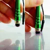 Mini Baseball Stylus Touchscreen Pen Rubberen Tip Pen met 3,5 mm stofdichte plug voor iPhone Samsung S3 S4 Galaxy Note 3 iPad 3 5