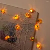 Juldekorationer 3m Halloween Decoration LED String Lights Pumpkin Lantern Light Small Pendant Party Garland