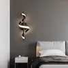 Innen-Acryl-Wandlampen, Schlafzimmer-Nachttischlampen, moderne, minimalistische Treppengang-LED-Wandleuchte, Wohnzimmer-TV-Hintergrundleuchte