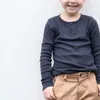 Completi di abbigliamento Set di vestiti per bambini Autunno Marmar Completi per boutique per ragazze Ragazzi Maglietta a maniche lunghe Pantaloni per bambini Leggings Pigiama solido di base 221007