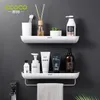 Bathroom Shelves ECOCO Organizer Wall Mount Home Towel shelf Shampoo Rack With Bar Storage Accessories 221007
