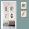 Curtain Nice Curtains Door Valance Beautiful The Nordic Plant Printing Width 85cm Length 90cm/120cm Home Decor Cur