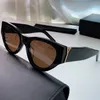 Modelo de moda Pequenos óculos de sol polarizados Cateye UV400 Plank Fullrim 49MSL 53-20-145 Para prescrição acostumada Goggles FullSet Design Caso