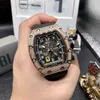 SuperClone RM030Business Leisure Watch Automatische machines Mei Gold Full Diamond Case Tape Men's 20JV 1GMB YPA1 MYCS