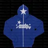 Sweats à capuche pour hommes Sweat-shirts Y2K Cartoon Stars Sweat-shirt zippé imprimé Hommes gothique Sport Manteau pour adolescents Pull gothique à manches longues Veste surdimensionnée Sweats à capuche pour hommes 221008