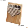 Otros artículos para el hogar 17 teclas Kalimba Thumb Piano Wood Mbira Instrumento musical Libro de aprendizaje Regalo de Navidad Entrega de entrega 2021 Ho DHTS0