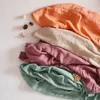 신생아 Swaddling Quilt Cotton Gauze Double-Layer Baby Swaddles Wrap Spring and Summer Gauzebath Towel Towel Wrapbaby Muslin Blankets WLL1710