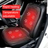 Car Seat Covers DC 12V Electric Heated Automobiles Cover Cigarette Lighter Power Winter Supply Universal Heater Warmer Cushion Pad