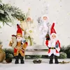 Christmas Decorations Santa Claus Standing Dolls Decoration For Home Exquisite Navidad Ornaments Year 2022 Gifts Xmas Decor
