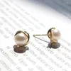 Stud￶rh￤ngen Yes100024 Freshwater Pearl Studs Fashion Small and Cold Wind Design f￶r kvinnor