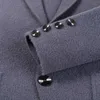 Новый ауум -зимний бренд модный бренд Slim Fit вязаный пиджак Mens Mens Cardigan Свитер Casual Poal