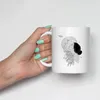 Muggar Moon and Woman Design Printed Cup Ceramic Novty Mug Funnt Present Coffee Tea