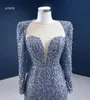 Sweetheart Special Occasion Dresses Sexy Deep V-Neck Long Sleeve Beaded Sequins Mermaid Evening party Dress SM67272