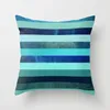 Kuddefodral Floral mönster Kudde Blue Green Geometric Butterfly Cushion Cover Home Soffa Bedroom Decor 60x60cm45x45cm