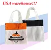 armaz￩m local em branco sublima￧￣o saco de halloween saco colorido bolsa de doces de natal saques mix color color saco de presente reutiliz￡vel personalizado