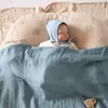 Nyfödd svängande täcke Cotton Gaze Double-Layer Baby Swaddles Wrap Spring and Summer Gazebath Handduk Wrapbaby Muslin Filtar WLL1710