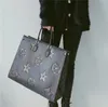 Onthego MM GM Bag luksurys Projektanci torebki torebki M45321 Ladies łańcuch na ramię Patent skórzane diamentowe ciągi wieczorne Louise Vutton Crossbody Viuton Bag