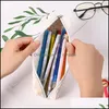 Pencil Cases Three-Nsional Five-Pointed Star Bag Colorf Laser Learning Stationery Childrens Wholesale Drop Delivery 2021 Office Schoo Dh2Ib